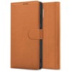 Reach Dėklas Fancy Wallet Samsung S948 S26 Ultra rudas