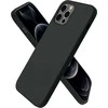 Reach Dėklas Liquid Silicone 1.5mm Apple iPhone 12, juodas