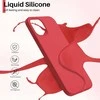 Reach Dėklas Liquid Silicone 1.5mm Apple iPhone 15 Pro Max raudonas