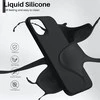 Reach Dėklas Liquid Silicone 1.5mm Apple iPhone 7/8/SE 2020/SE 2022 juodas