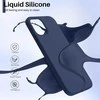 Reach Dėklas Liquid Silicone 1.5mm Samsung A155 A15 4G/A156 A15 5G tamsiai mėlynas