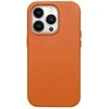 Reach Dėklas Mag Odinis dėklas Apple iPhone 15 Pro oranžinis