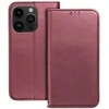 Reach Dėklas Smart Magnetic Xiaomi Redmi 17C 4G/Redmi 14C/Redmi A4/Poco C75 tamsiai raudonas