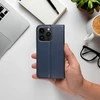 Reach Dėklas Smart Magnetic Xiaomi Redmi 14C/Redmi A4/Poco C75 tamsiai mėlynas