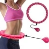 Reach Masažuojantis gimnastikos lankas Smart Hula Hoop HHP002 rožinis