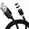 Reach USB kabelis Magnetic Type-C magnetinis 1.0m juodas