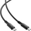 USB kabelis Acefast C17-03 USB-C to USB-C 1.2m juodas