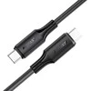 USB kabelis Acefast C17-03 USB-C to USB-C 1.2m juodas