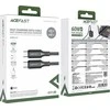 USB kabelis Acefast C17-03 USB-C to USB-C 1.2m juodas