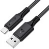 USB kabelis Acefast C17-04 USB-A to USB-C 1.2m juodas