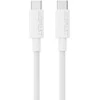 USB kabelis Acefast C18-03 60W USB-C to USB-C 1.2m baltas