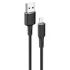 USB laidas Acefast C2-02 MFi USB-A iki Lightning 1.2m juodas