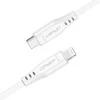 USB laidas MFI Acefast C3-01, USB-C iki Lightning, 30 W, 1,2 m (baltas)
