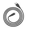 USB laidas Acefast C3-02 MFi USB-A iki Lightning 1.2m juodas