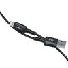USB laidas Acefast C4-02 MFi USB-A iki Lightning 1.8m juodas