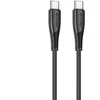 USB kabelis Awei CL-182C USB-C to USB-C 1.0m juodas