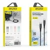 USB kabelis Awei CL-182C USB-C to USB-C 1.0m juodas