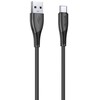 USB kabelis Awei CL-182T USB to USB-C 1.0m juodas
