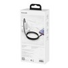 USB laidas Baseus Tungsten Gold Fast Data Type-C iki Type-C 100W 1.0m juodas CATWJ-01