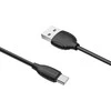 USB kabelis BOROFONE BX19 Benefit type-C juodas 1m