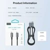 USB-C kabelis su USB-C Choetech XCC-1014, PD 60W 1.2 m (juodas)