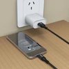 USB kabelis Dudao L3ST USB-A to USB-C 5A 2.0m juodas