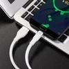 USB kabelis Hoco U72 Lightning 1.2m silikoninis baltas