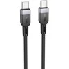 USB kabelis Hoco X109 60W USB-C to USB-C 2.0m juodas