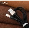 USB kabelis Hoco X26 Lightning 1.0m juodas-auksinis