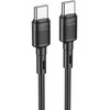 USB kabelis Hoco X83 60W Type-C to Type-C 1.0m juodas