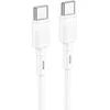 USB kabelis Hoco X83 60W Type-C iki Type-C 1.0m baltas