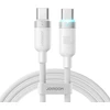 USB kabelis Joyroom S-A63 USB-C to USB-C 100W 1.2m baltas