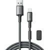 USB kabelis Joyroom SA-50 USB-A to Lightning 3A 1.2m tamsiai pilkas