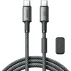 USB kabelis Joyroom SA-50 USB-C to USB-C 60W 1.2m tamsiai pilkas