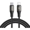 Joyroom Light-Speed USB-C laidas su Lightning SA25-CL3, 30 W, 2 m (juodas)