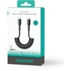 Greito įkrovimo laidas automobiliui Joyroom Type-C į Type-C Easy-Travel Series 60W 1.5m, suvyniotas (juodas)