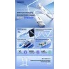Kabelis 30W 1m USB-C - USB-C Remax Chelectricy Series RC-C010 baltos spalvos