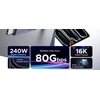 Kabelis USB C - USB C 1m USB4 240W 80Gbit/s 16K@60Hz Thunderbolt 4 suderinamas L706 UGREEN