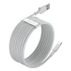 USB kabelių rinkinys Baseus Simple Wisdom Data Cable Kit USB to Type-C 5A (2PCS/Set) 1.5m baltas TZCATZJ-02