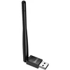 USB Wi-Fi adapteris Hoco HI37 Wi-Fi4 juodas
