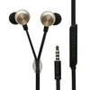 2GO In-Ear Stereo-Ausinės "Luxury" - auksinės spalvos, Zipper-Style
