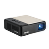 ASUS ZenBeam E2 mini LED projektorius, automatinio portreto režimas, 300 LED liumenų, WVGA (854 x 480), belaidė projekcija, lauko projektorius, įmontuota baterija, iki 4 valandų vaizdo atkūrimas, maitinimo blokas, USB Type-A, HDMI ®, 5 vatų garsiakalbis