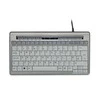 Bakker Elkhuizen BakkerElkhuizen S-board 840 klaviatūra Biuro USB QWERTY British English Jasny Pilka, Baltas