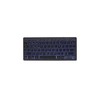 Gembird KB-BTRGB-01-DE klaviatūra Uniwersalne Bluetooth QWERTZ Niemiecki Juodas