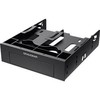Graugear GRAUGEAR Einbaurahmen für 2x 2,5'' & 3,5'' HDD/SSD in 5,25''