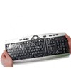 Klaviatūra Baaske Tastaturschutzfolie uni flex transparent