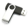 Pendrive MediaRange MediaRange MR907NTRL pamięć USB 4 GB USB Typu-A 2.0 Juodas, Sidabrinė
