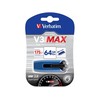 USB-Stick 64GB Verbatim 3.2 Store'n Go V3 Max Juodas retail