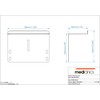 Lentyna MEDICLINICS RPR2700CS Satino apdaila