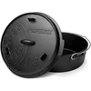 PETROMAX ketaus puodas Dutch Oven ft6 su plokščiu dugnu 5,5l